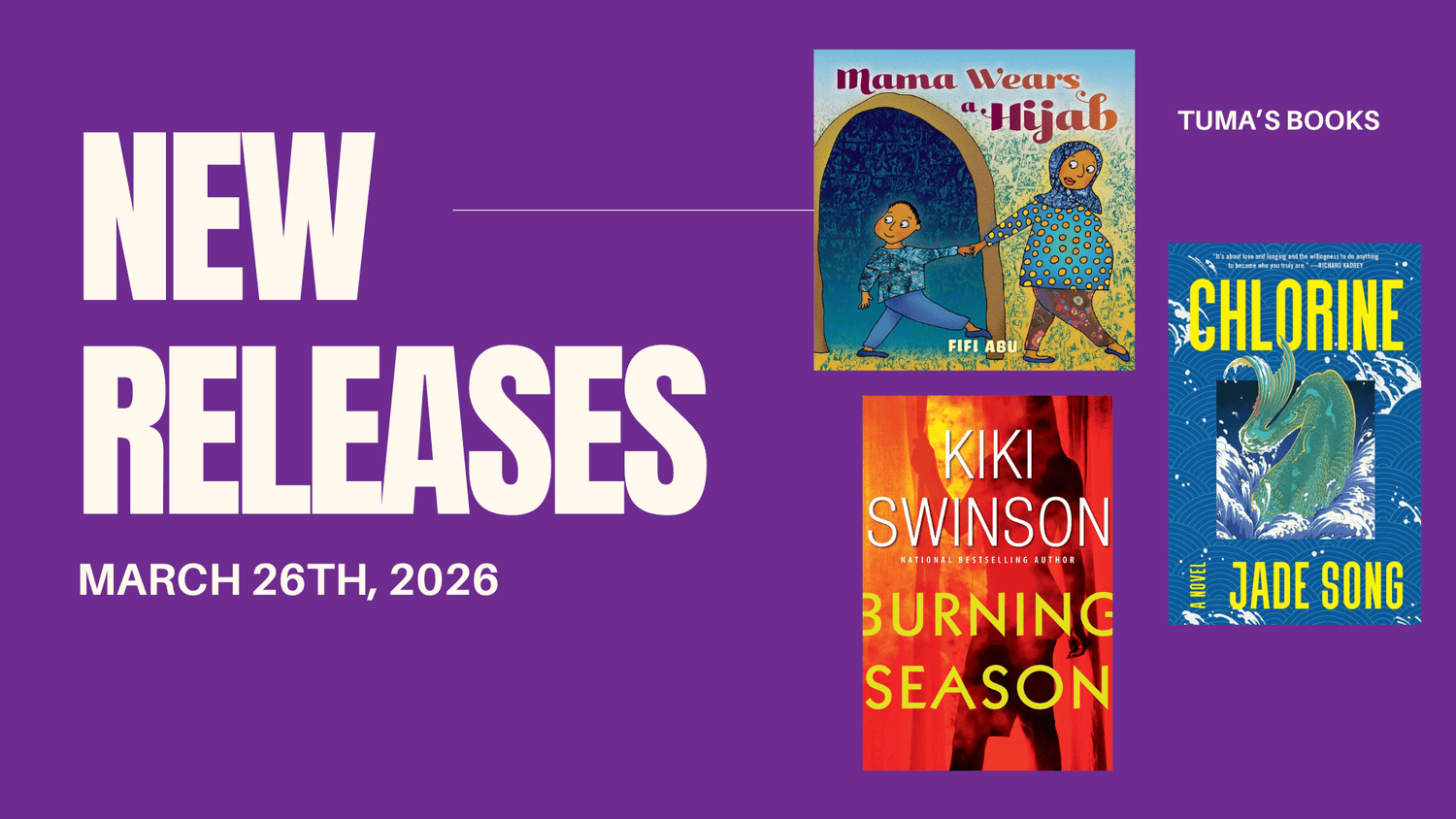 New Book Releases March 26th, 2024 Tuma's Books