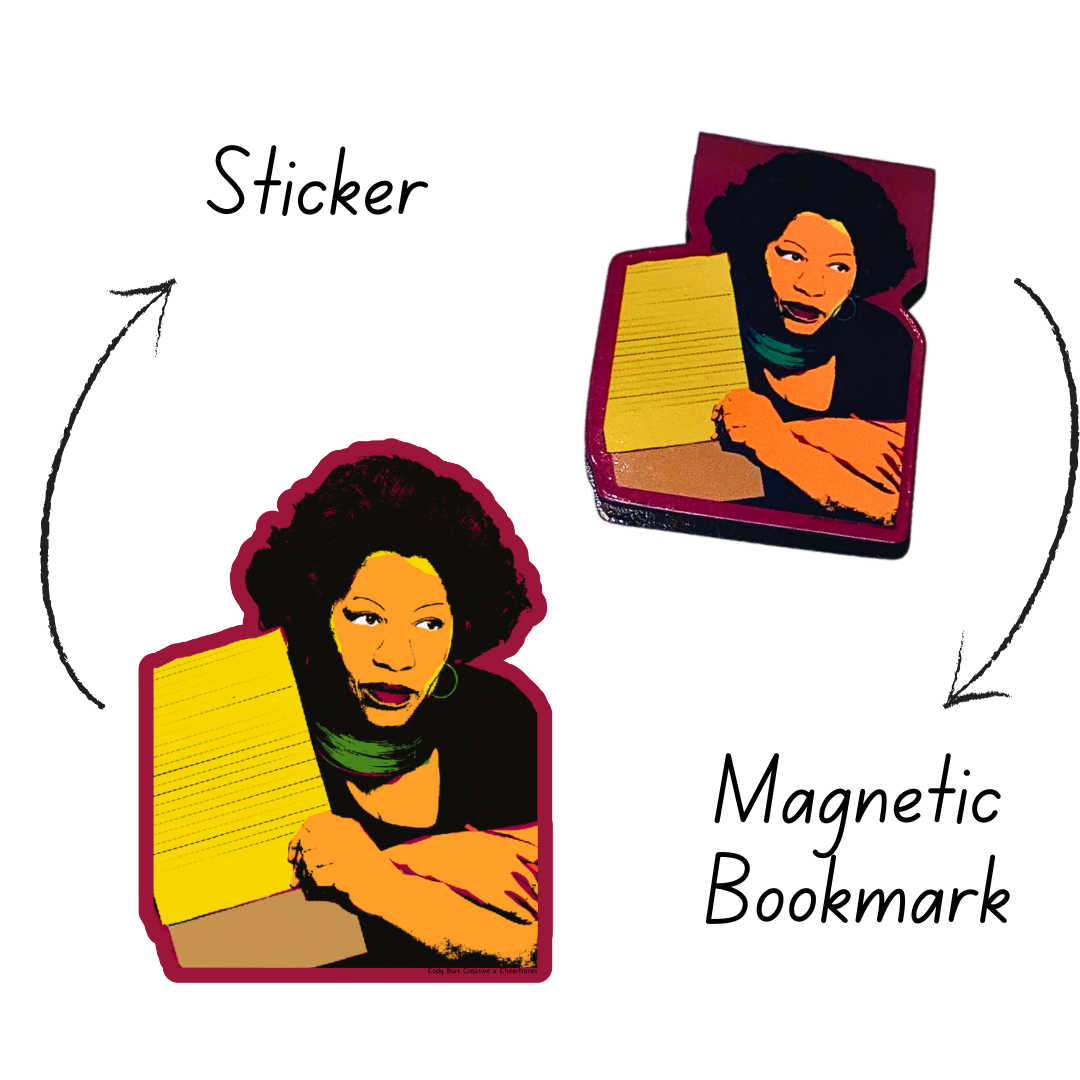 Toni Morrison Magnetic Page Marker Bookmarks | Black History