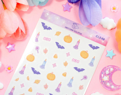 Boo Bash Clear Deco Sticker Sheet