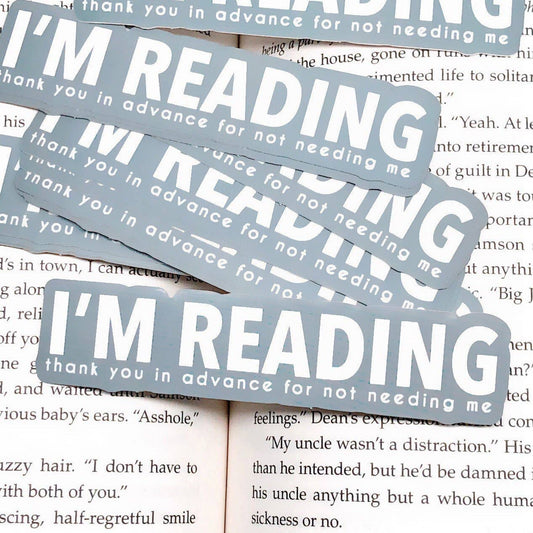 I'm Reading Sticker