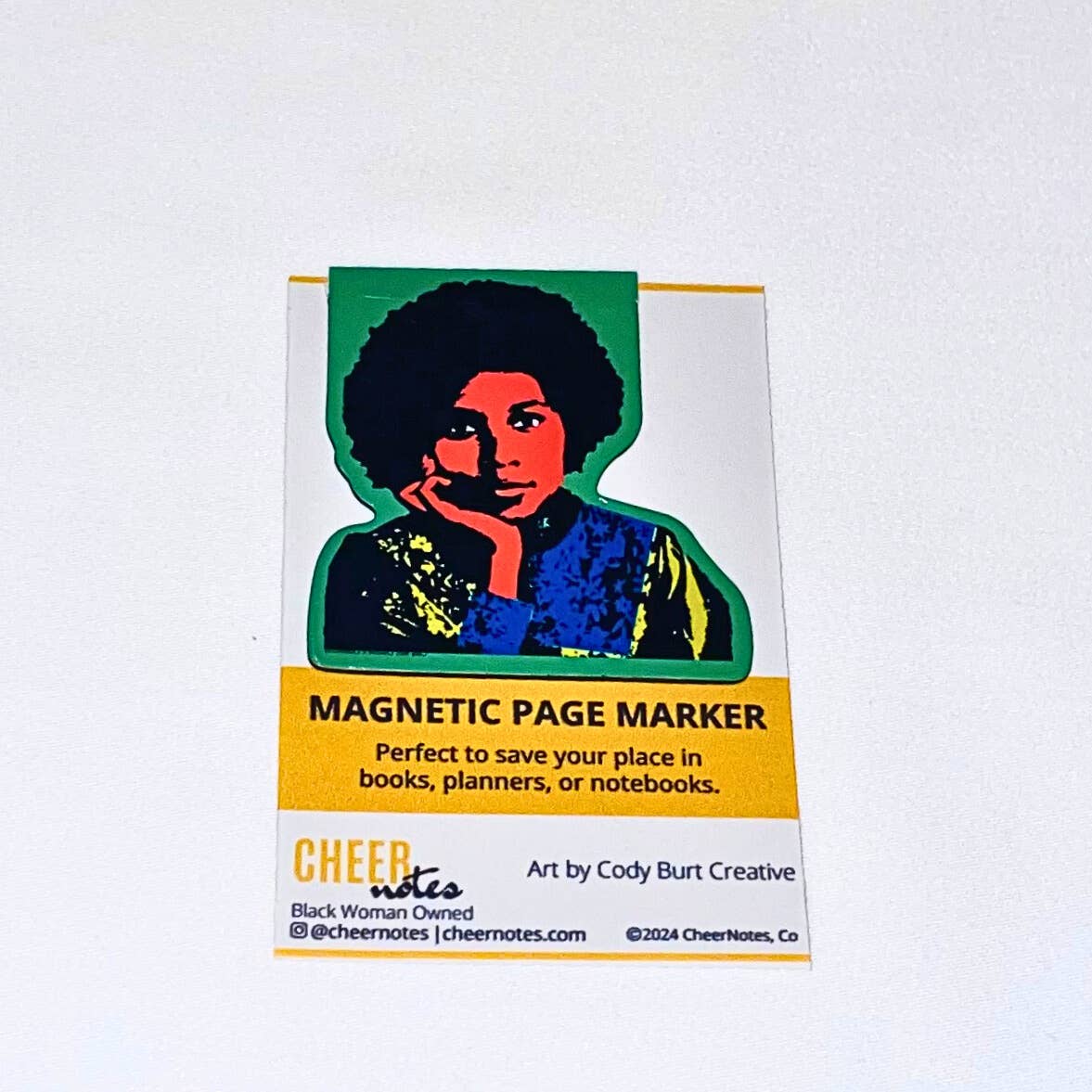 Bell hooks Magnetic Page Marker | Bookmarks | Feminist