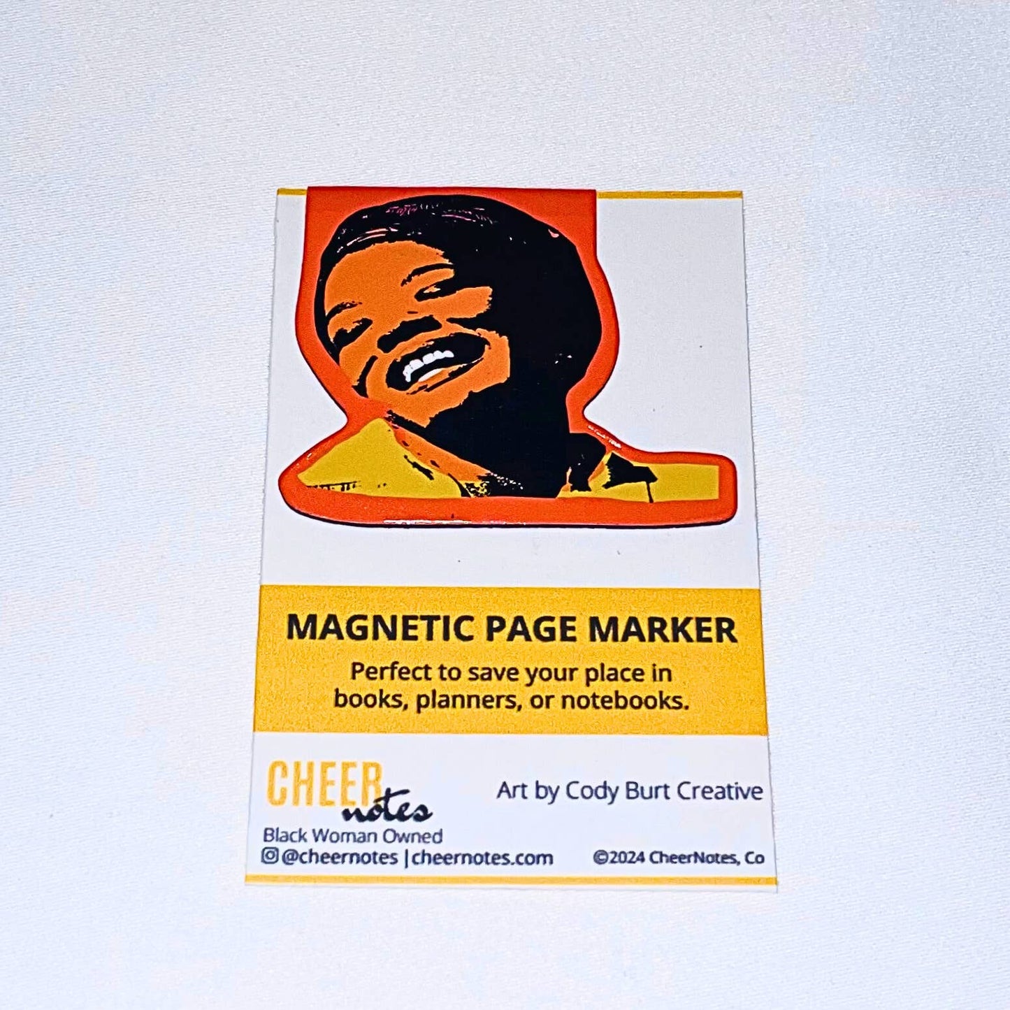 Maya Angelou Magnetic Page Marker | Bookmarks | Black Histor