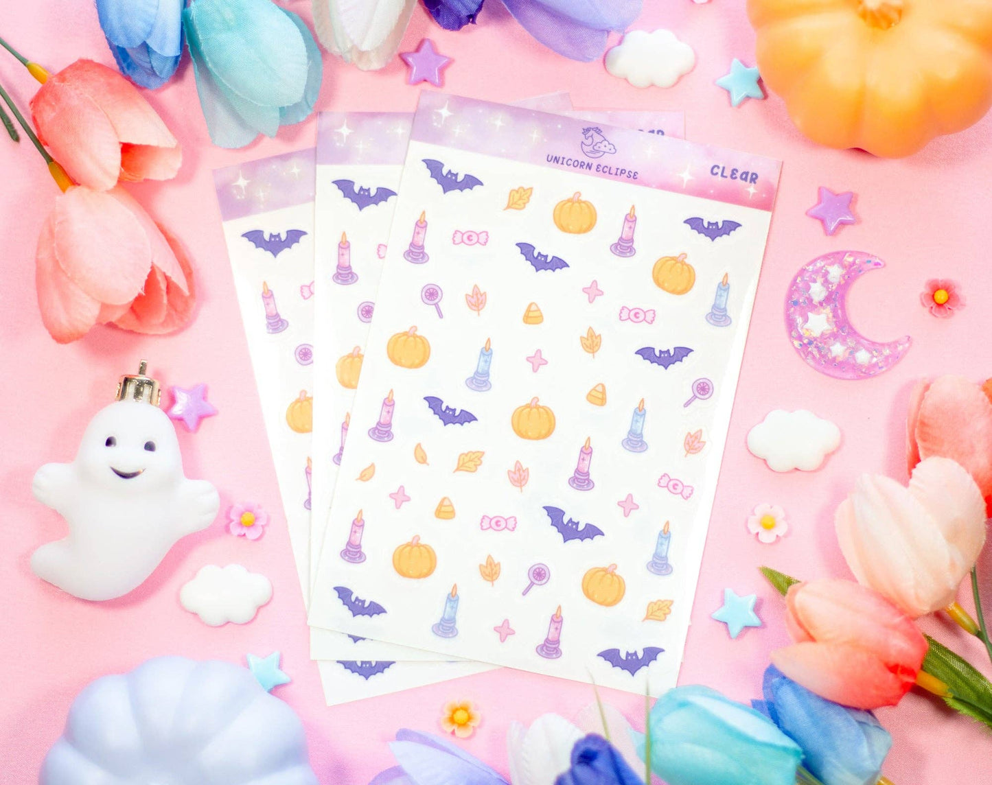 Boo Bash Clear Deco Sticker Sheet