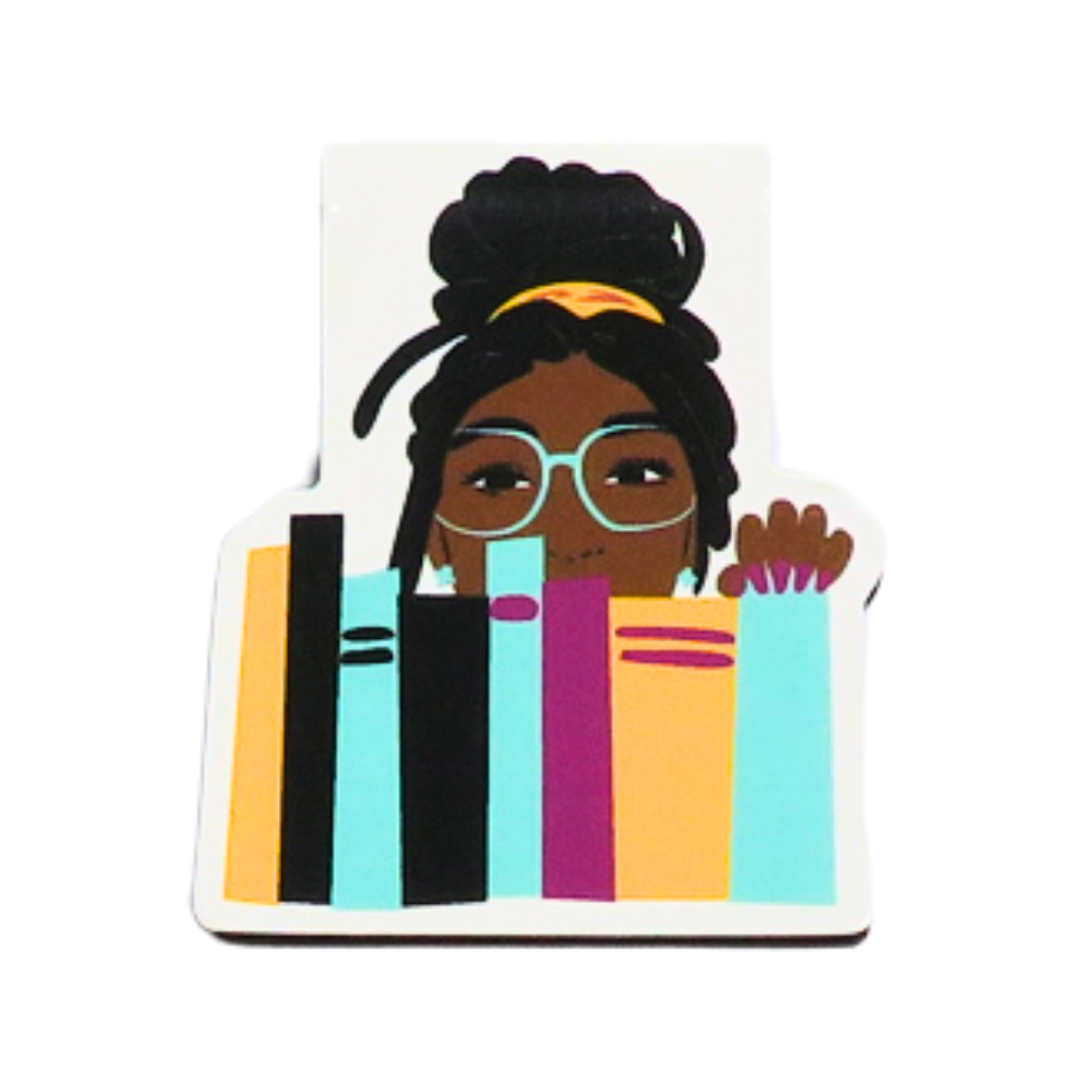 Book Shelf Magnetic Page Marker | Bookmarks |Black Literature