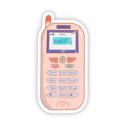 Zokia Cell Phone Vinyl Sticker | 90s Sticker