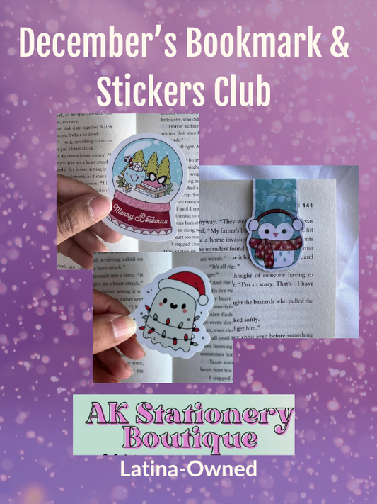 Monthly Bookmark & Stickers Club Subscription