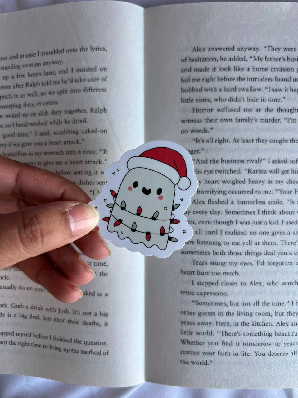 Christmas Ghost Sticker