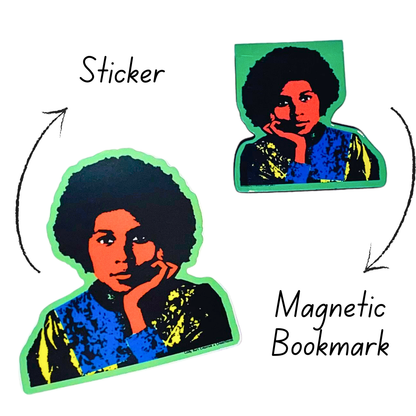 Bell hooks Magnetic Page Marker | Bookmarks | Feminist