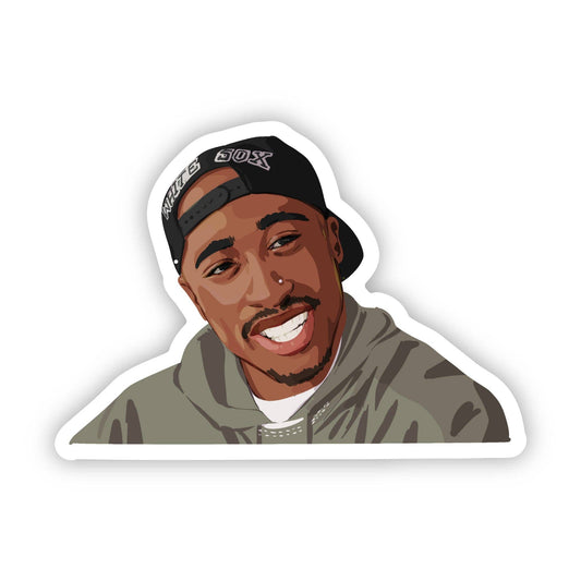Tupac Sticker | Pop Culture Icon | Rap