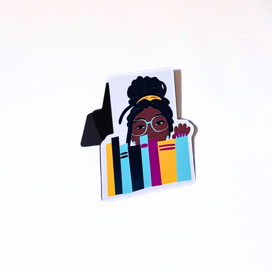 Book Shelf Magnetic Page Marker | Bookmarks |Black Literature