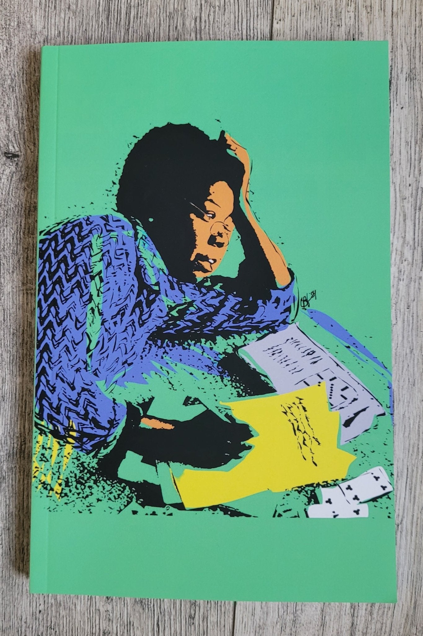 Maya Angelou Green Notebook - CheerNotes - Tuma's Books