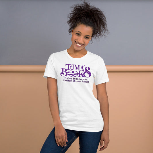 Unisex t-shirt (Tuma's Books Logo)